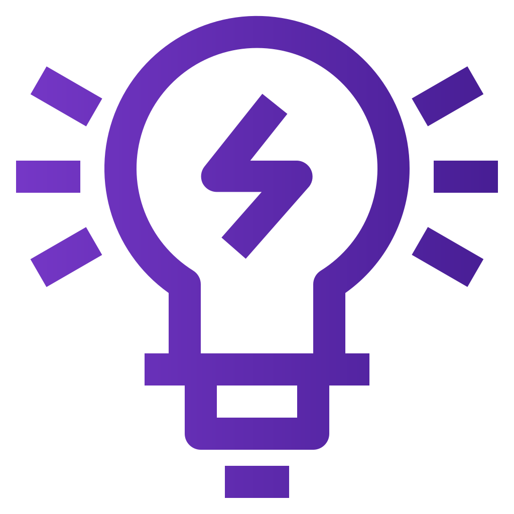 external bulb-electrician-element-basic-line-gradient-yogi-aprelliyanto icon
