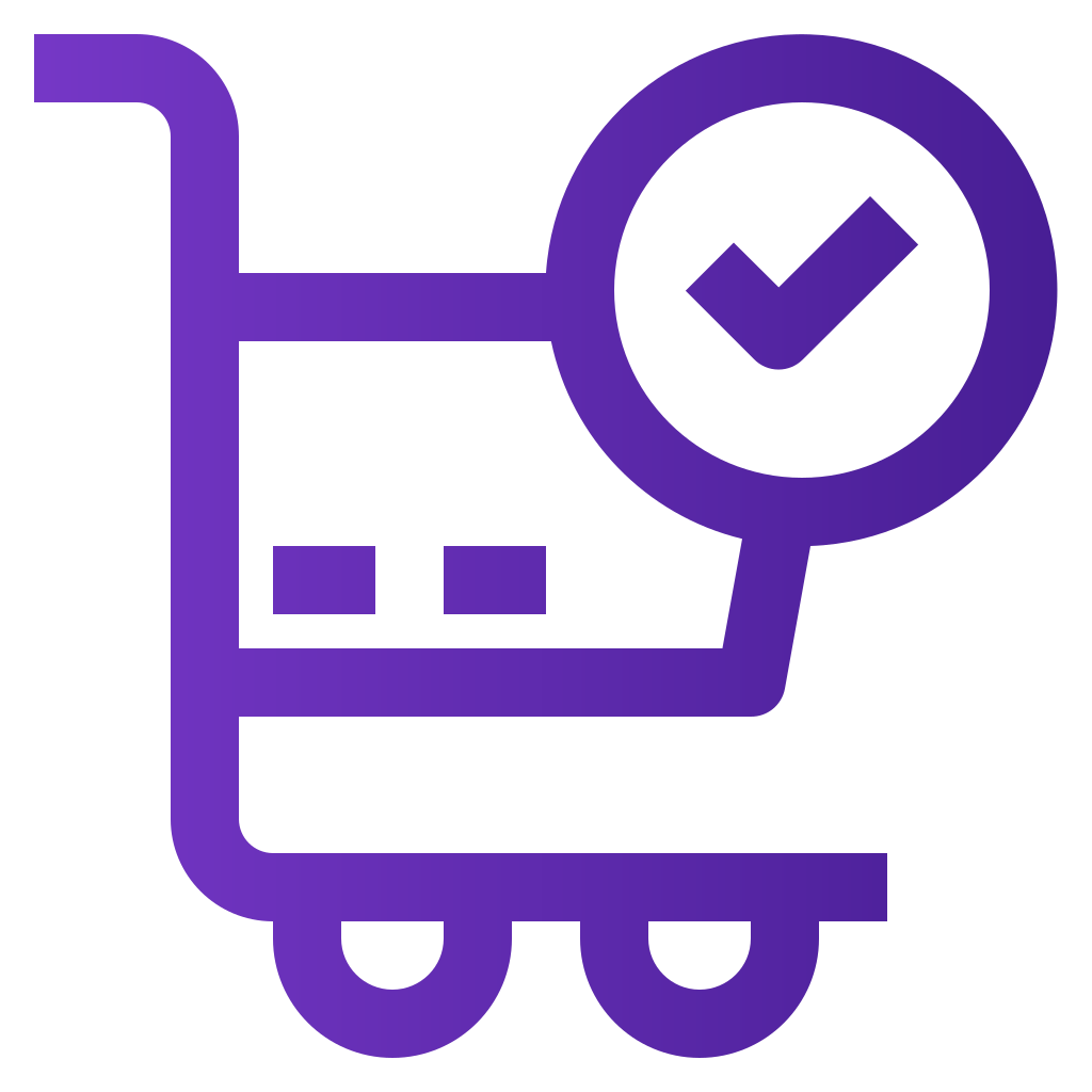 external shopping-cart-market-research-basic-line-gradient-yogi-aprelliyanto icon