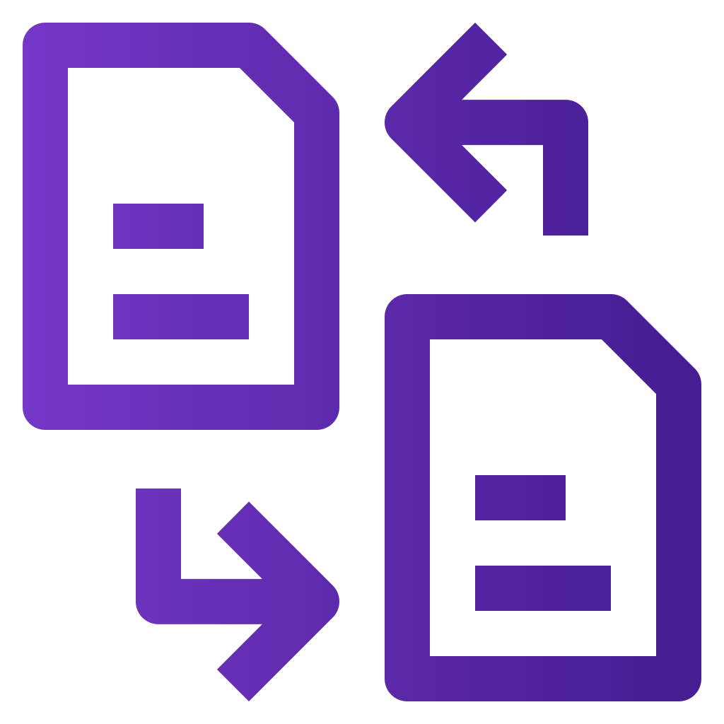 external transfer-file-and-folder-basic-line-gradient-yogi-aprelliyanto icon