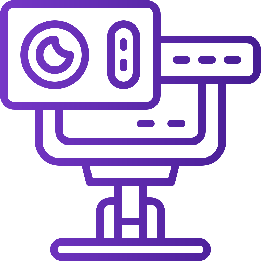 external webcam-content-creator-basic-line-gradient-yogi-aprelliyanto icon
