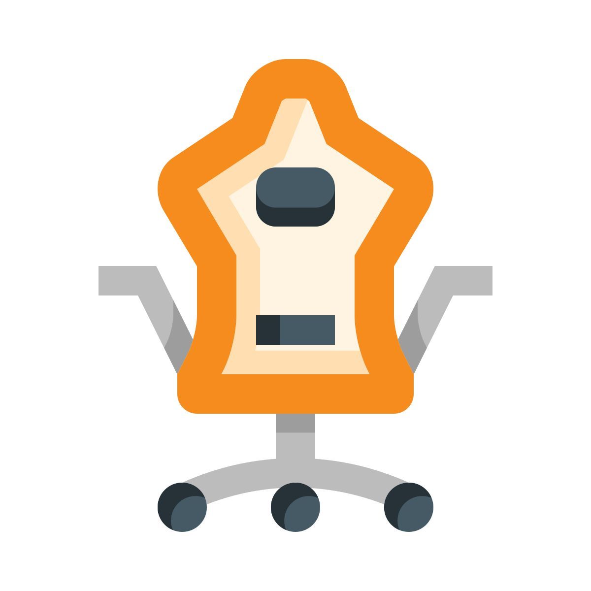 ergonomic chair icon
