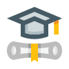 external certificate-certificates-and-diplomas-basicons-color-danil-polshin-4 icon