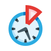 external clock-project-management-basicons-color-danil-polshin icon