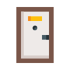 external door-home-basicons-color-danil-polshin icon