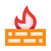 external firewall-safe-security-basicons-color-danil-polshin icon