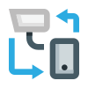 external surveillance-smart-home-basicons-color-danil-polshin icon