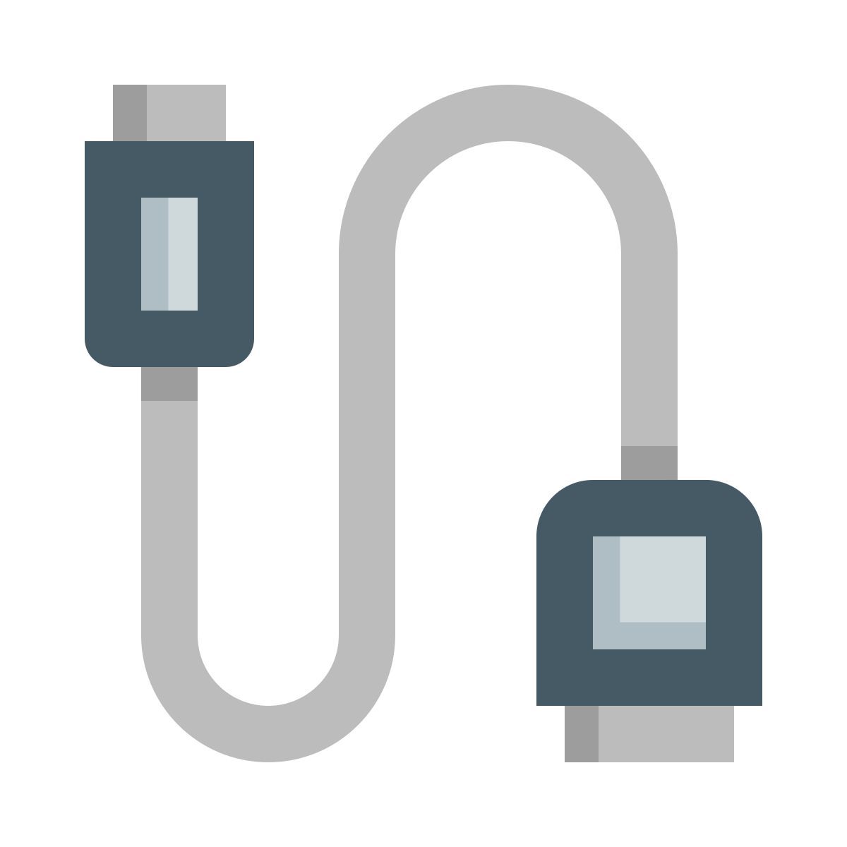cable externo computadoras y accesorios bases color edtgraphics icon