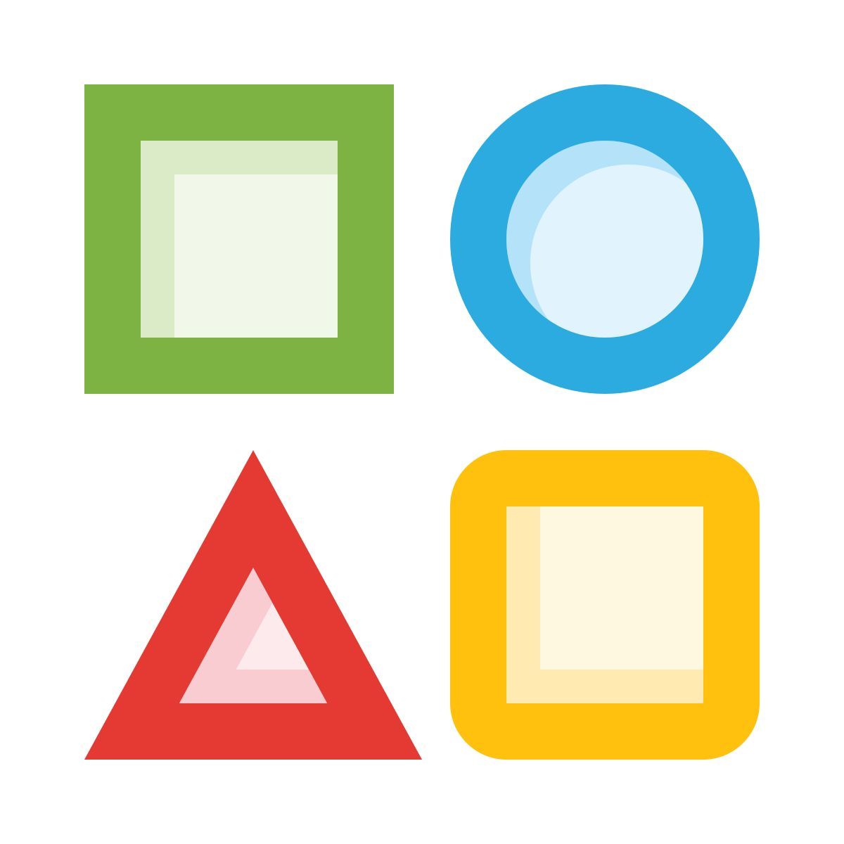geometric figures icon