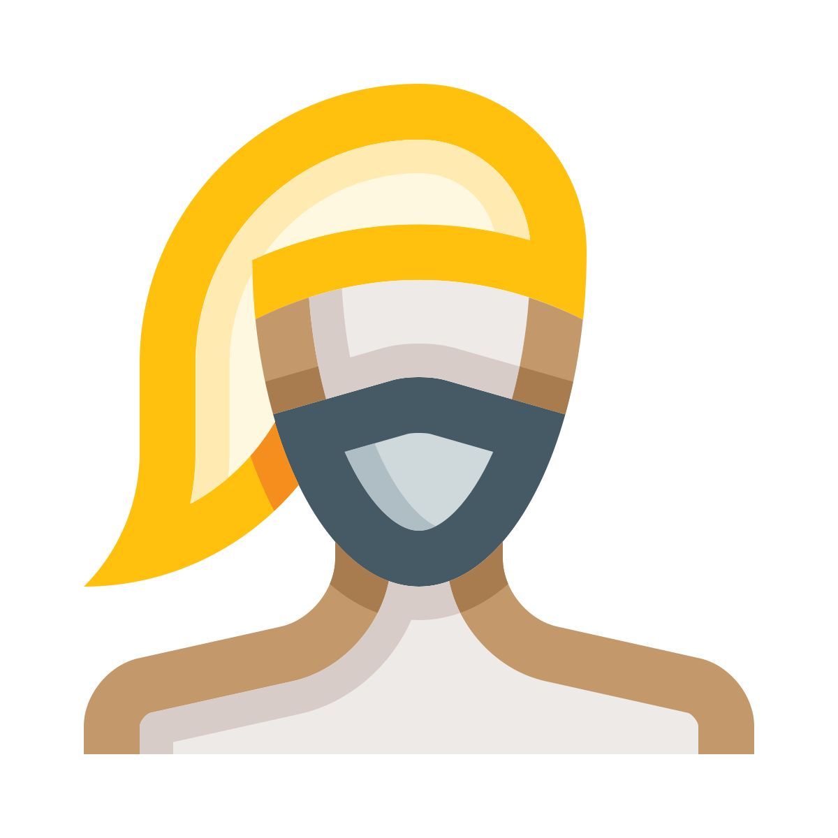 masked woman icon