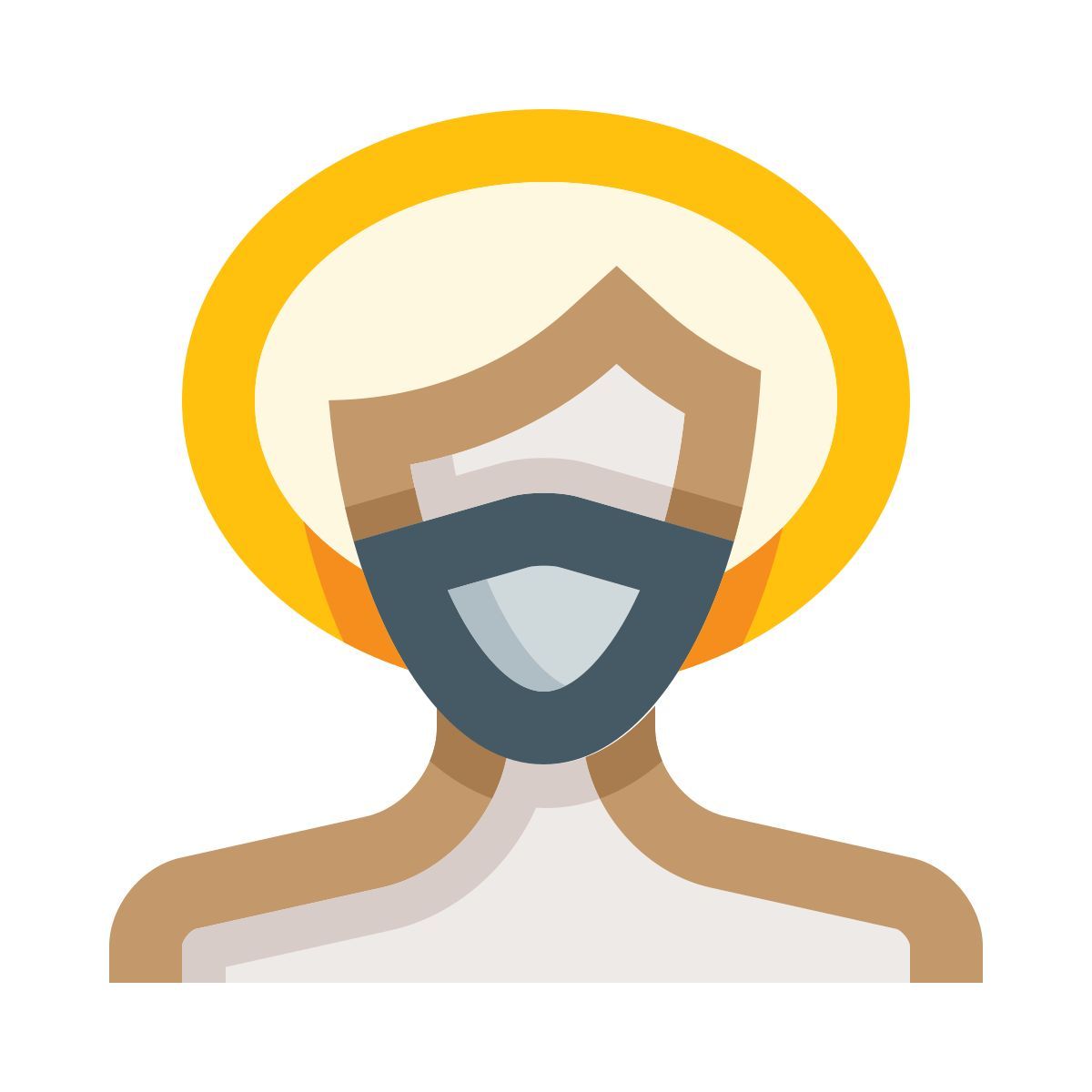 masked woman icon