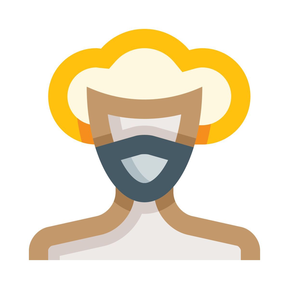 masked woman icon