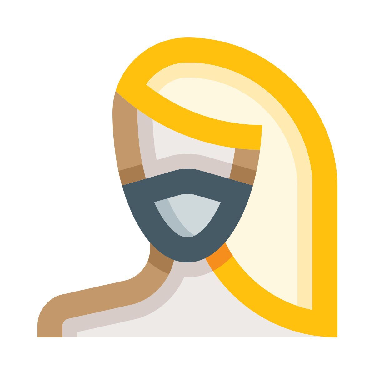 masked woman icon
