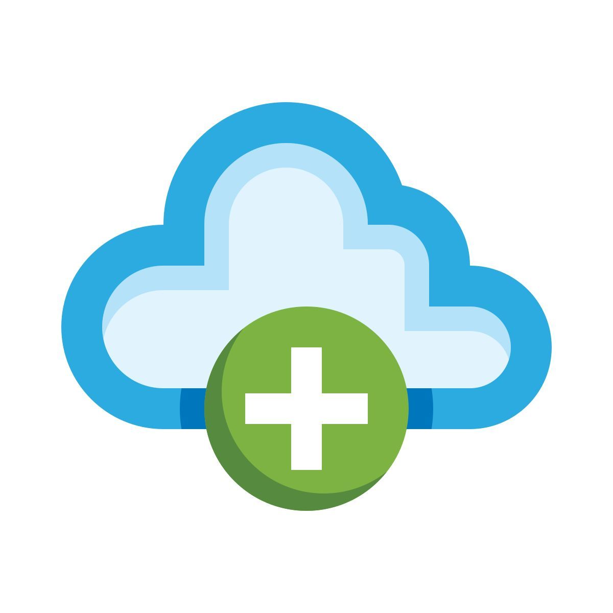 add cloud data icon