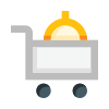 external Food-trolley-hotel-basicons-color-edtgraphics icon