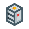 external Server-box-hardware-basicons-color-edtgraphics icon