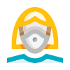 external Woman-in-face-mask-people-in-face-masks-basicons-color-edtgraphics-14 icon