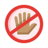 external do-not-touch-hand-washing-edtim-flat-edtim icon