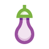 external eggplant-vegetables-basicons-color-edtgraphics icon