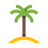 external palm-vacation-by-the-sea-basicons-color-edtgraphics icon