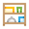 external rack-home-storage-edtim-lineal-color-edtim icon