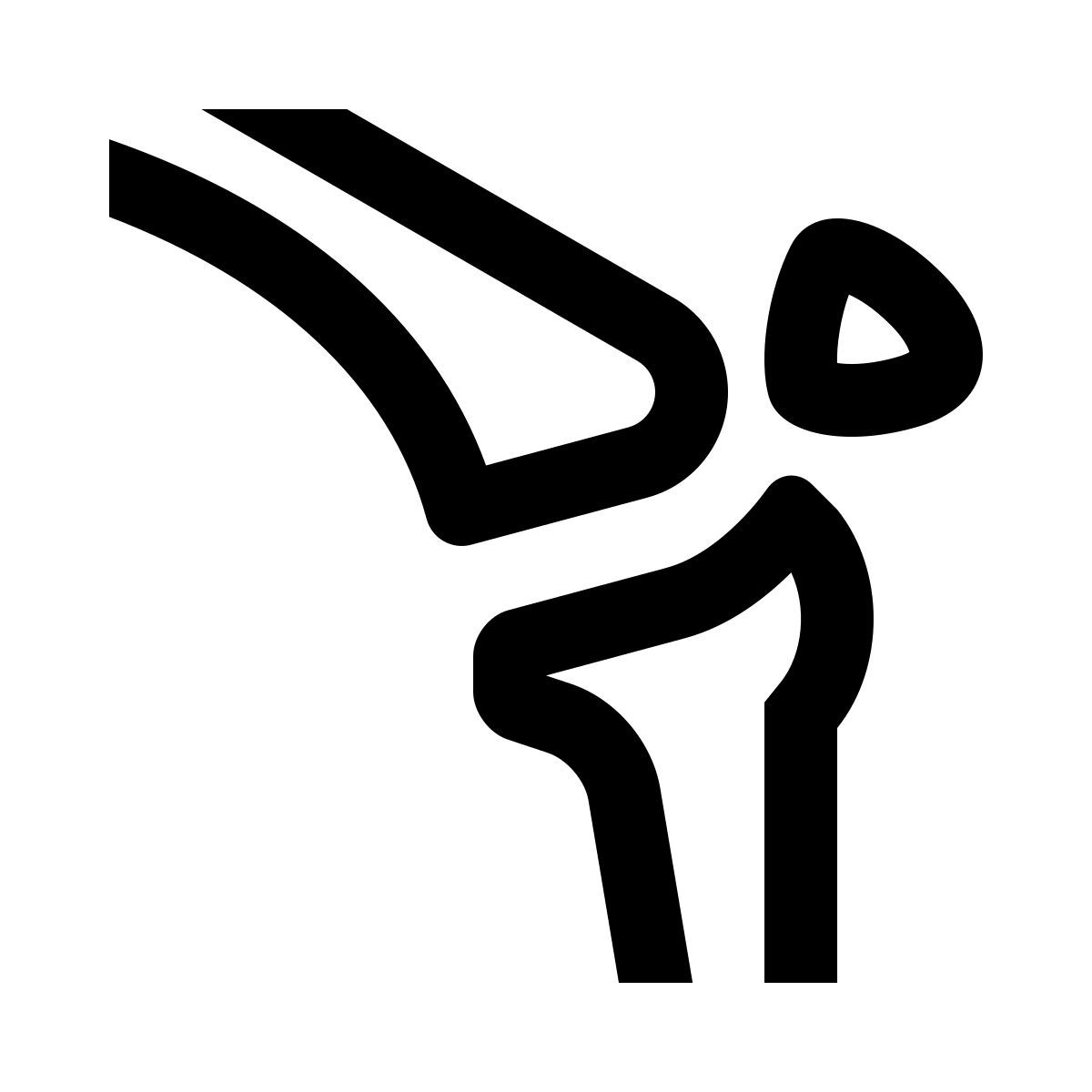 knee joint icon