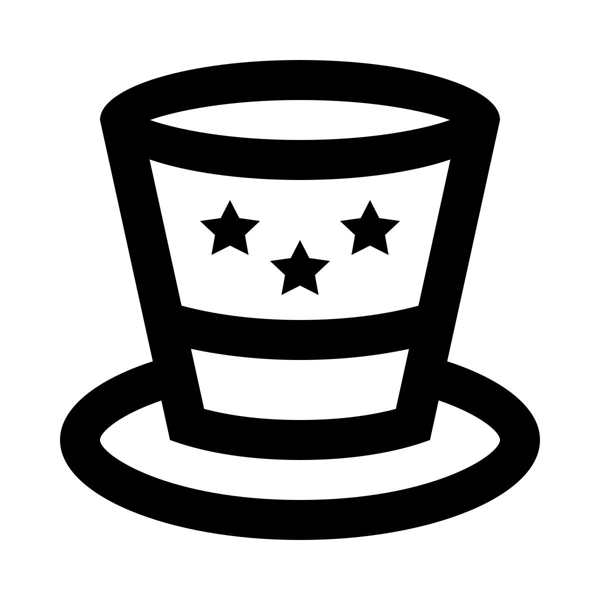 uncle sam hat icon