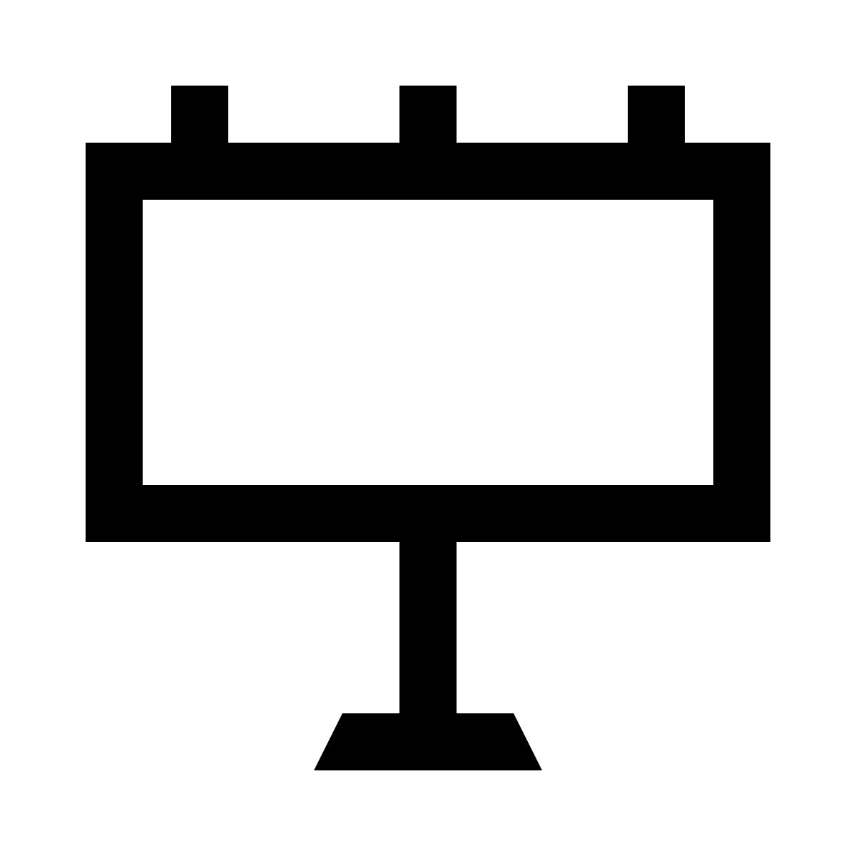 cartellone pubblicitario icon