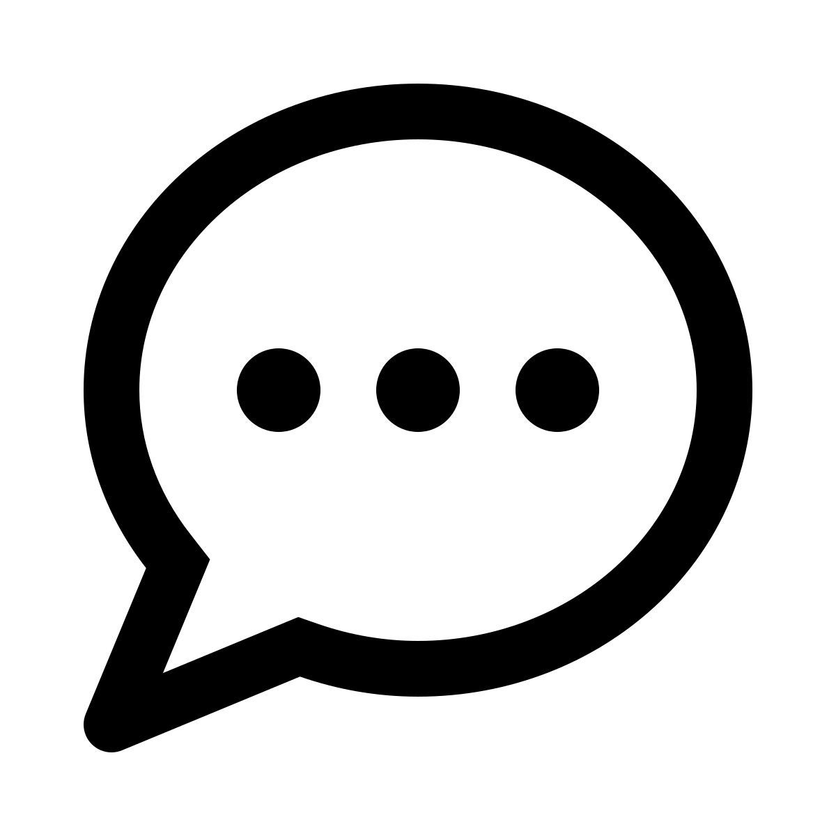 chat bubble icon