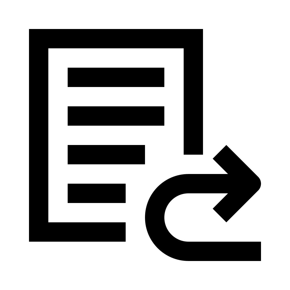 forward file icon