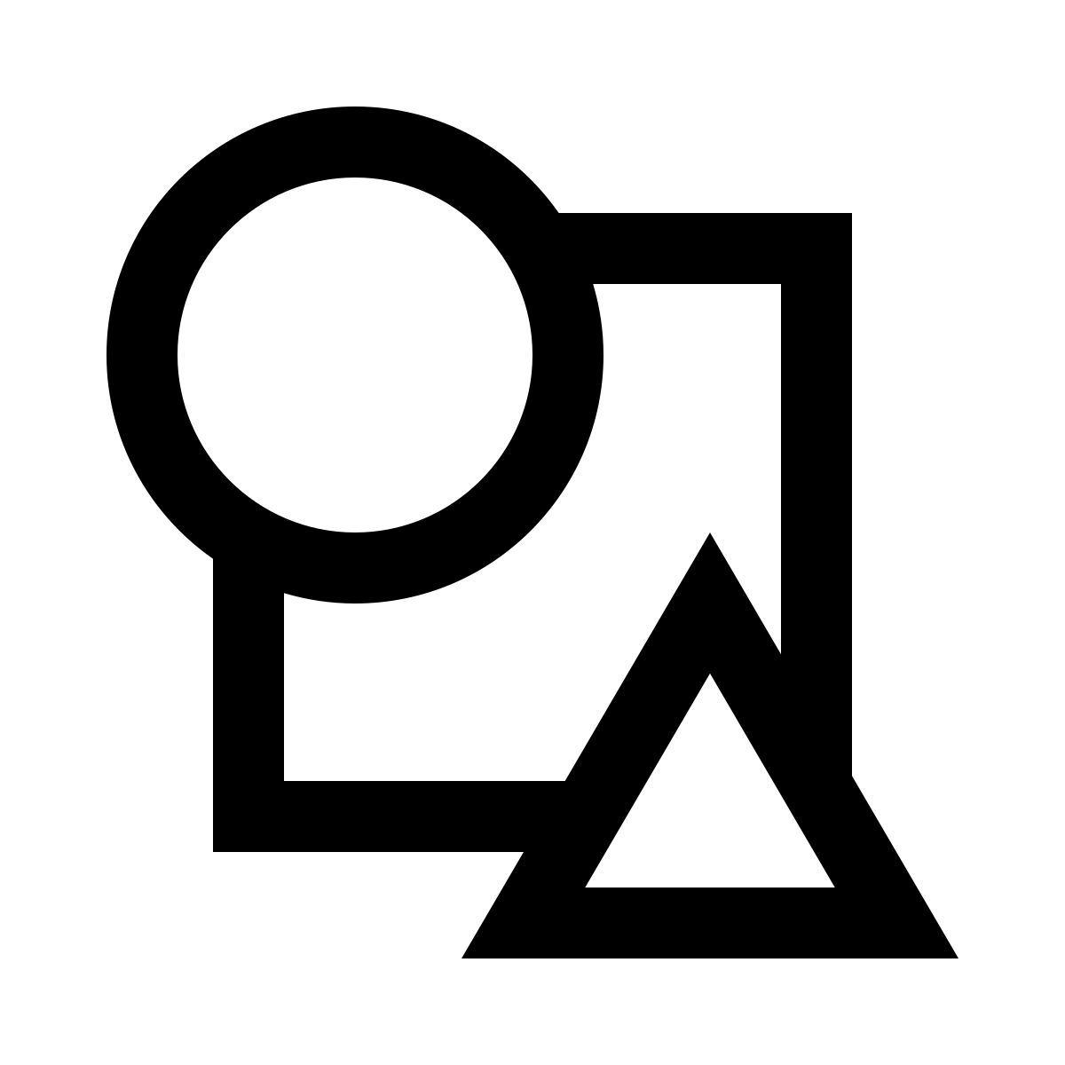 geometric figures icon