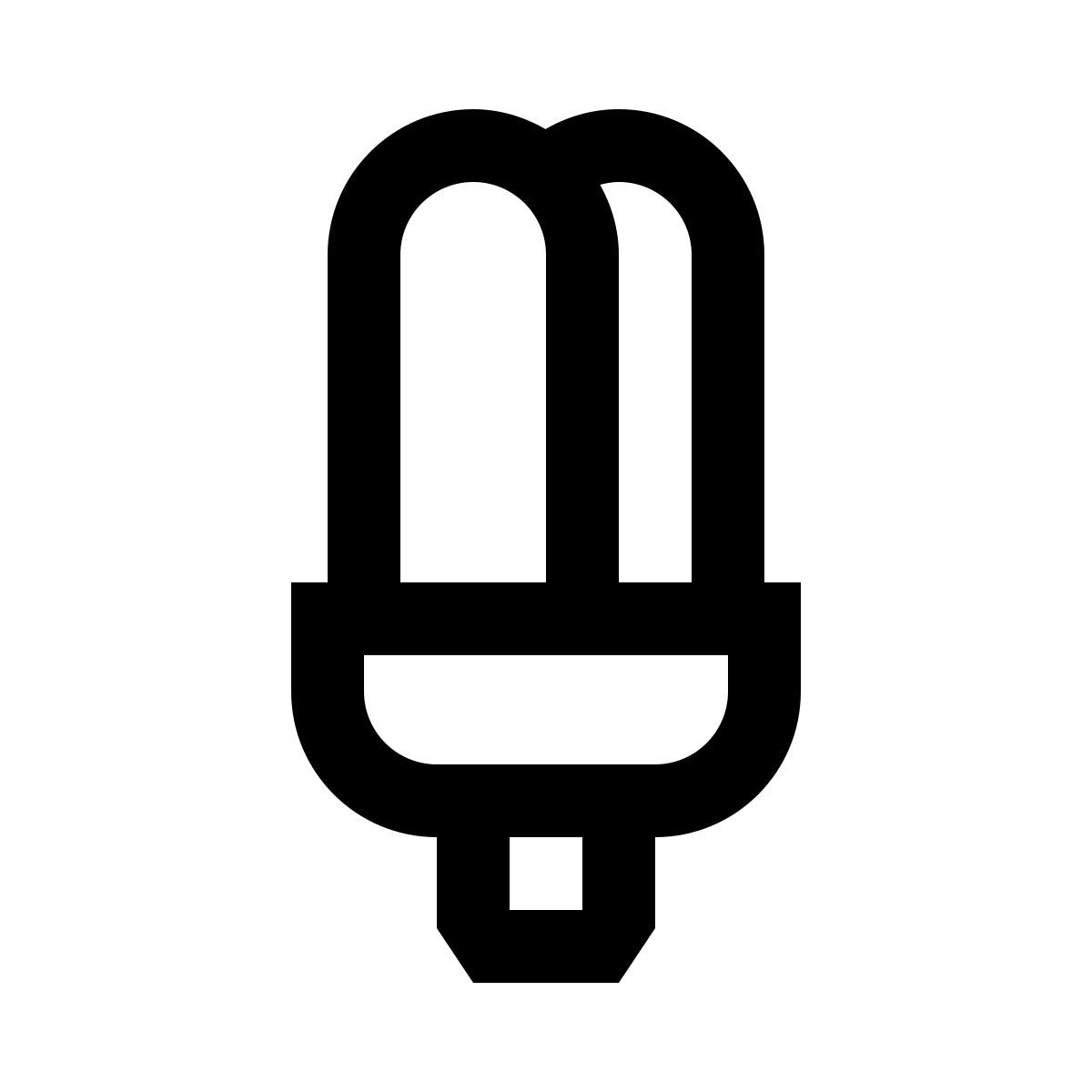led lamp icon