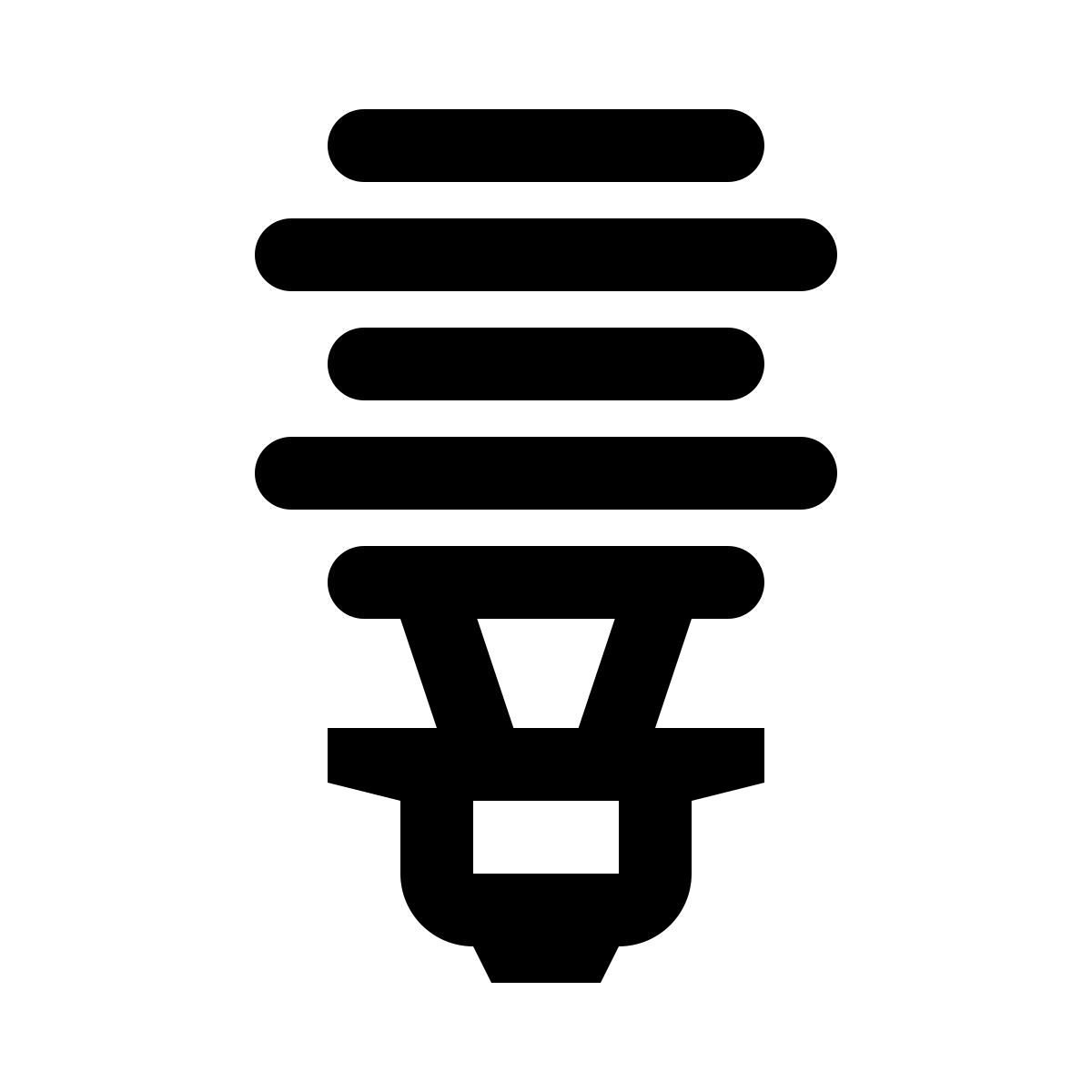 led lamp icon