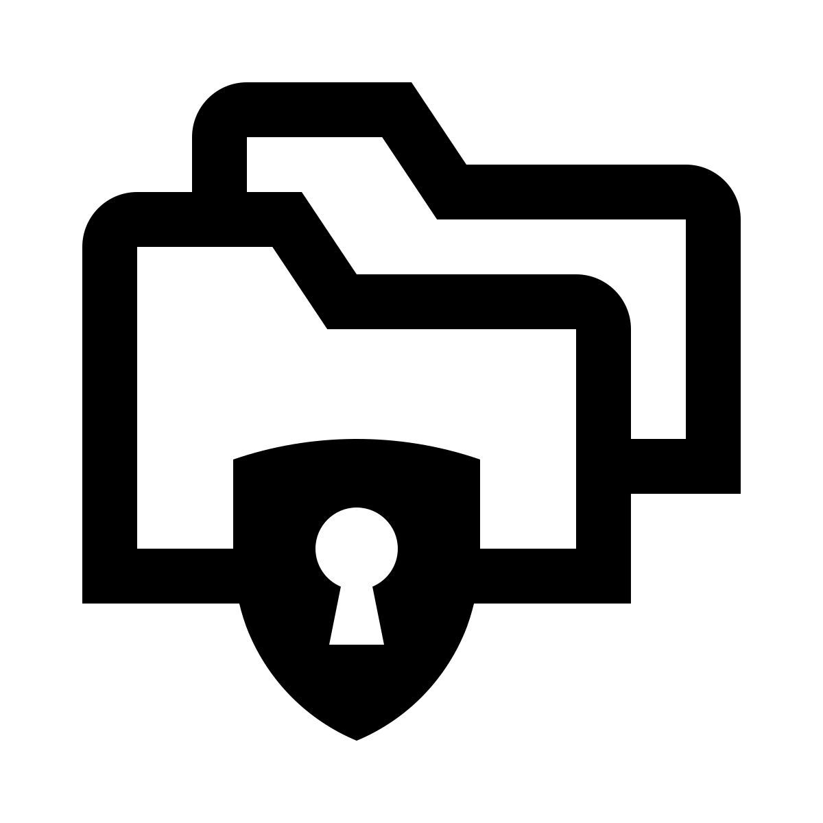 locked folders icon