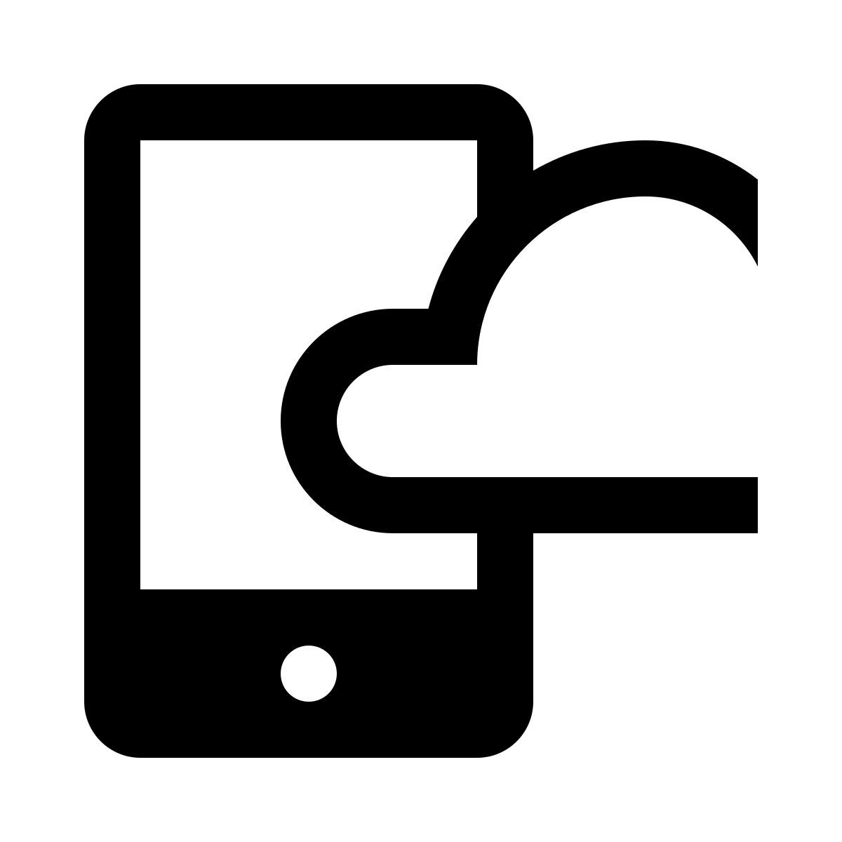 nuvem móvel icon