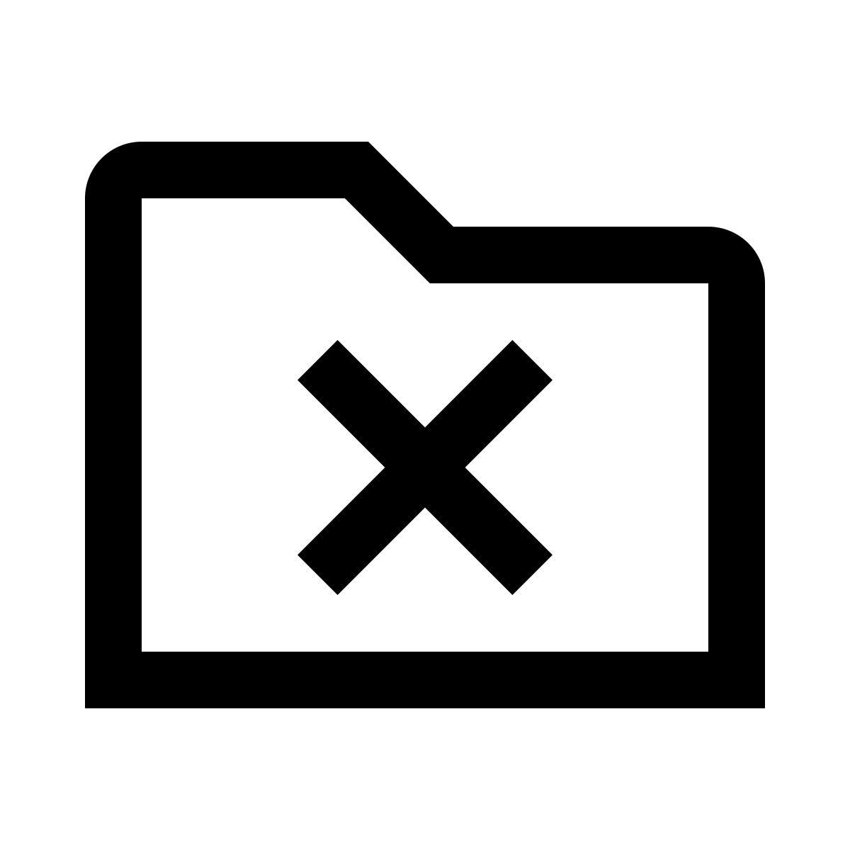 remove folder icon