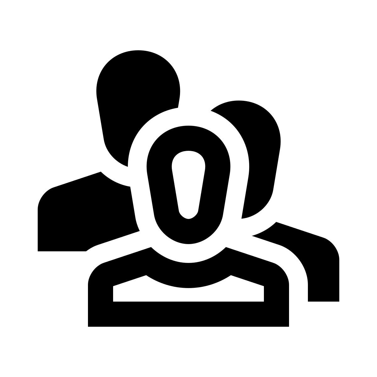 groupe d'utilisateurs homme femme icon