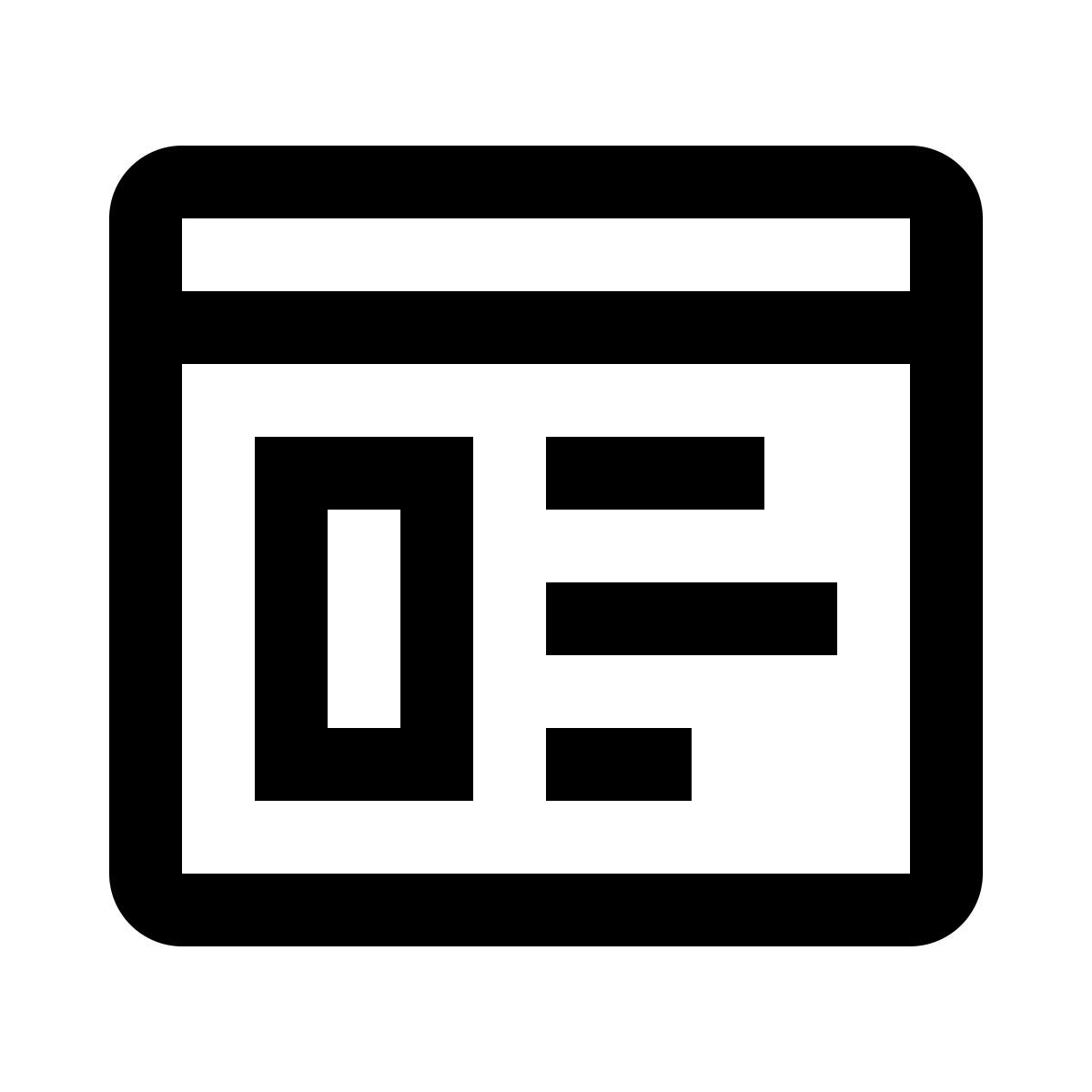 bloc de texte icon