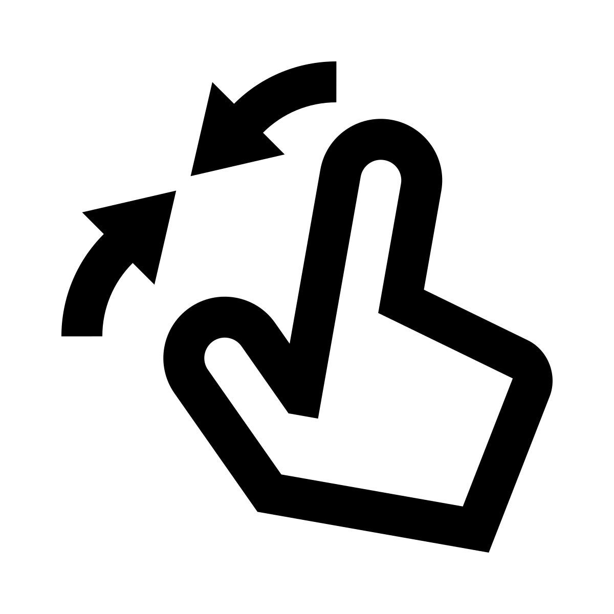 touch gesture icon