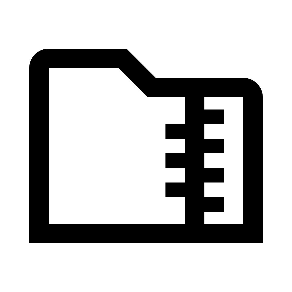 zip folder icon