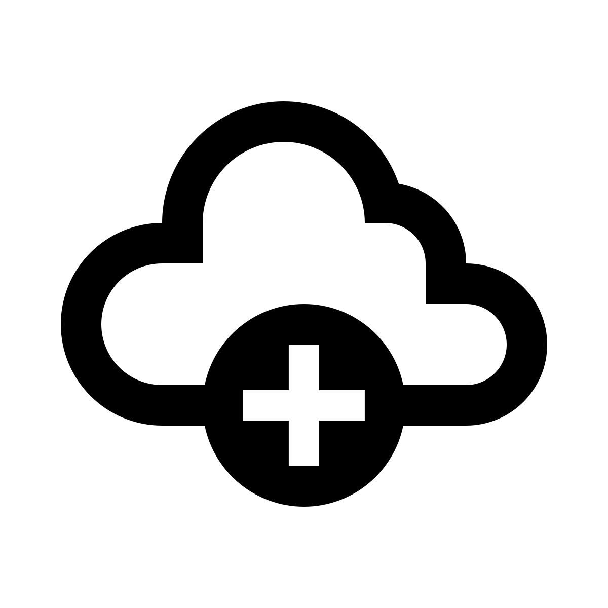 add cloud icon