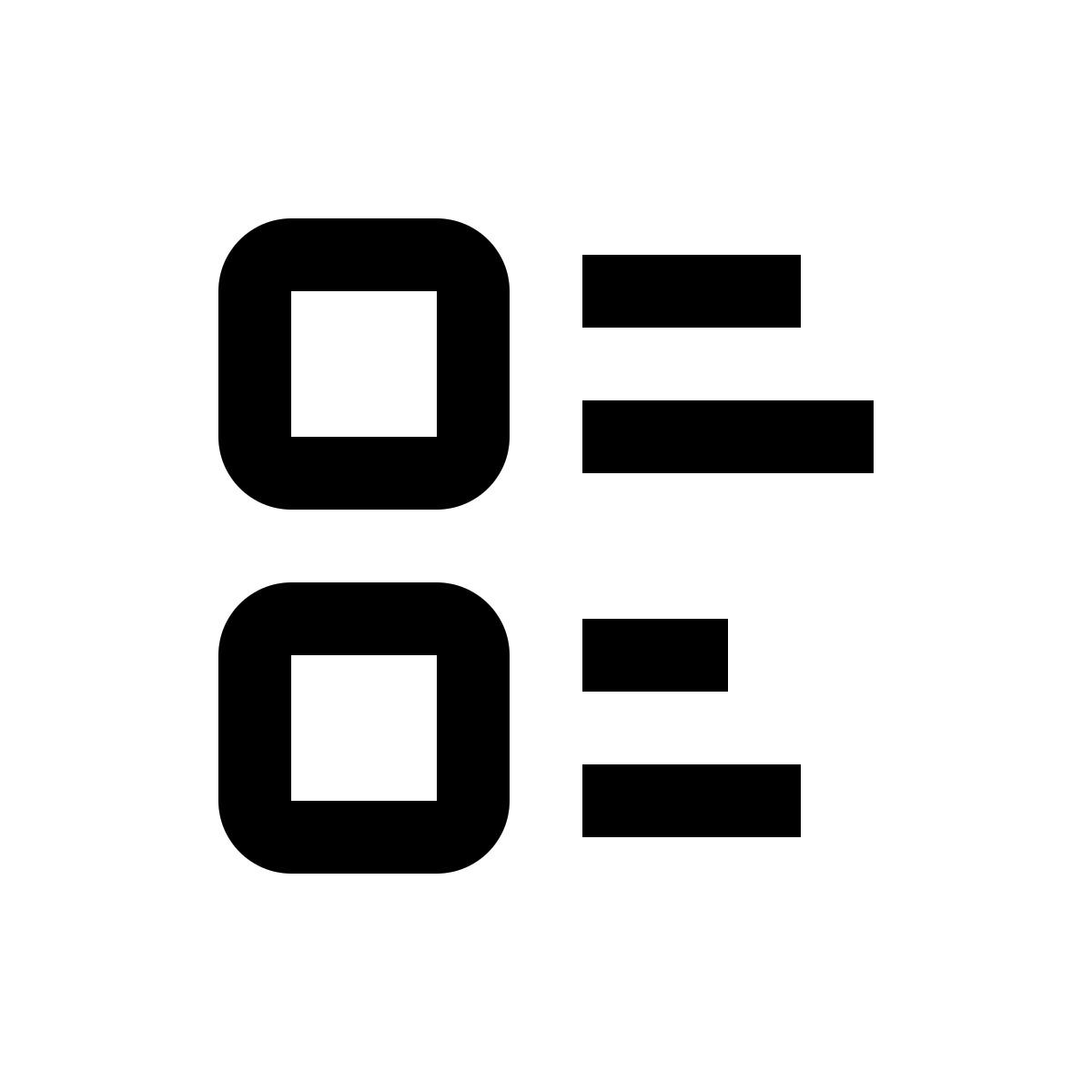 Liste de choses à faire icon