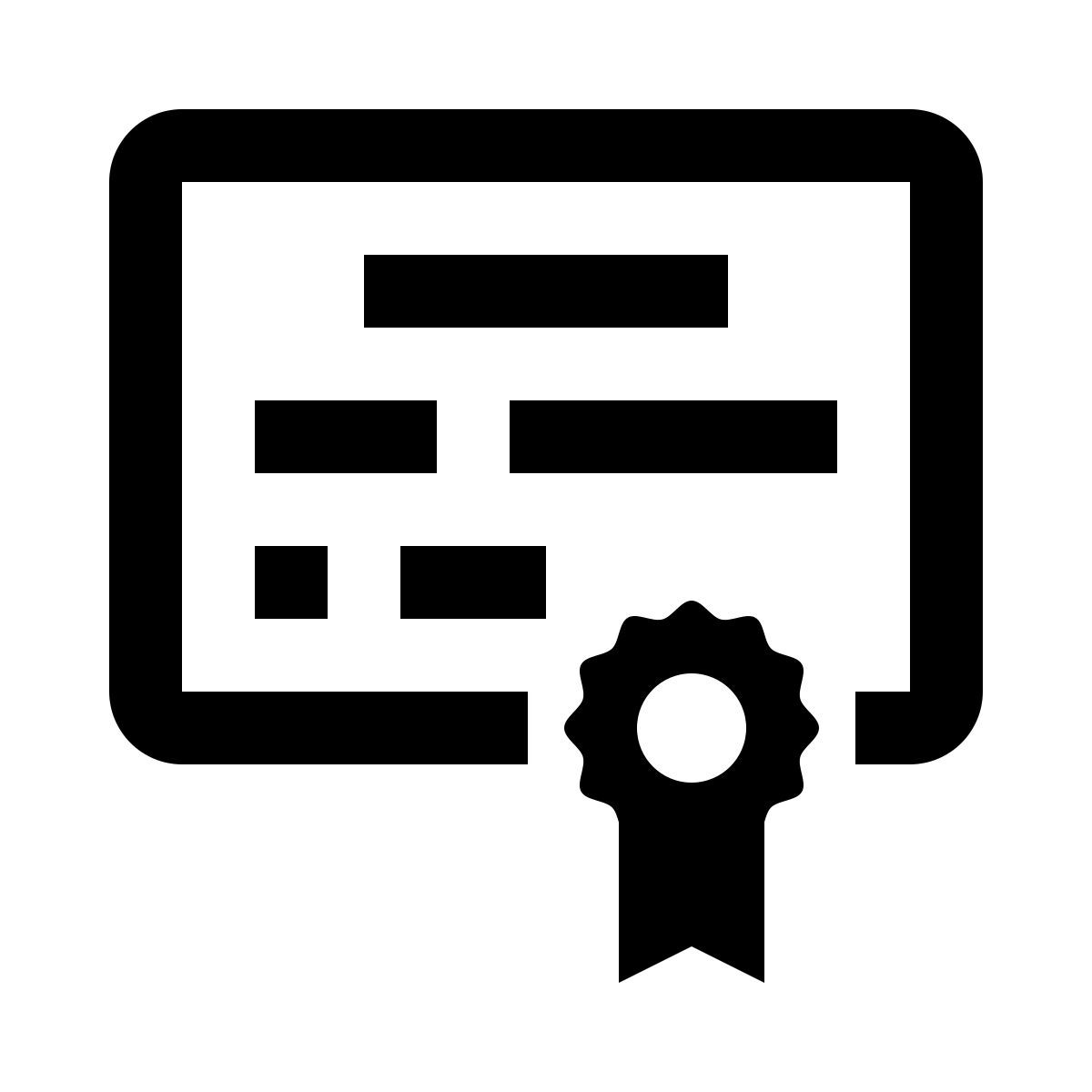证书 icon