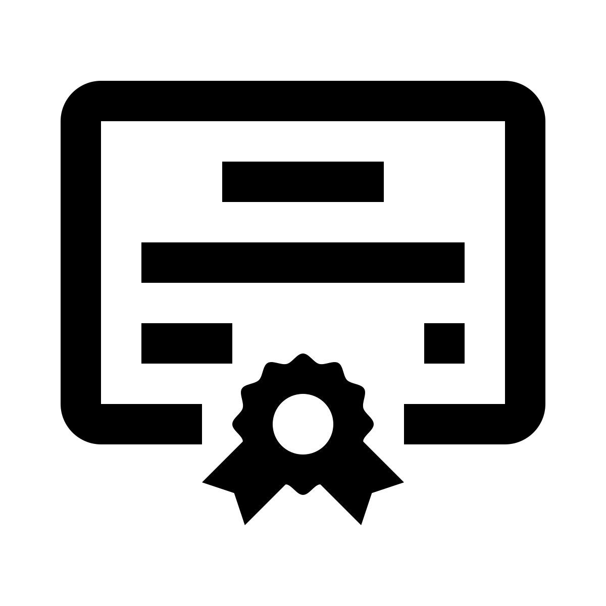 certificate icon