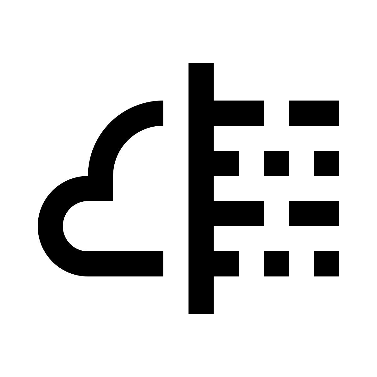 codificação em nuvem icon