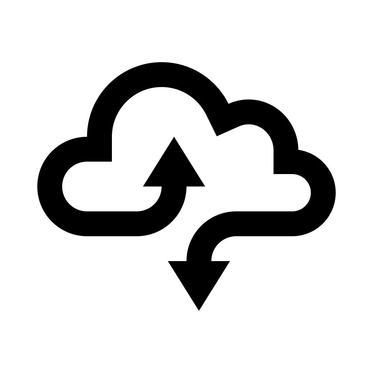 cloud sync icon