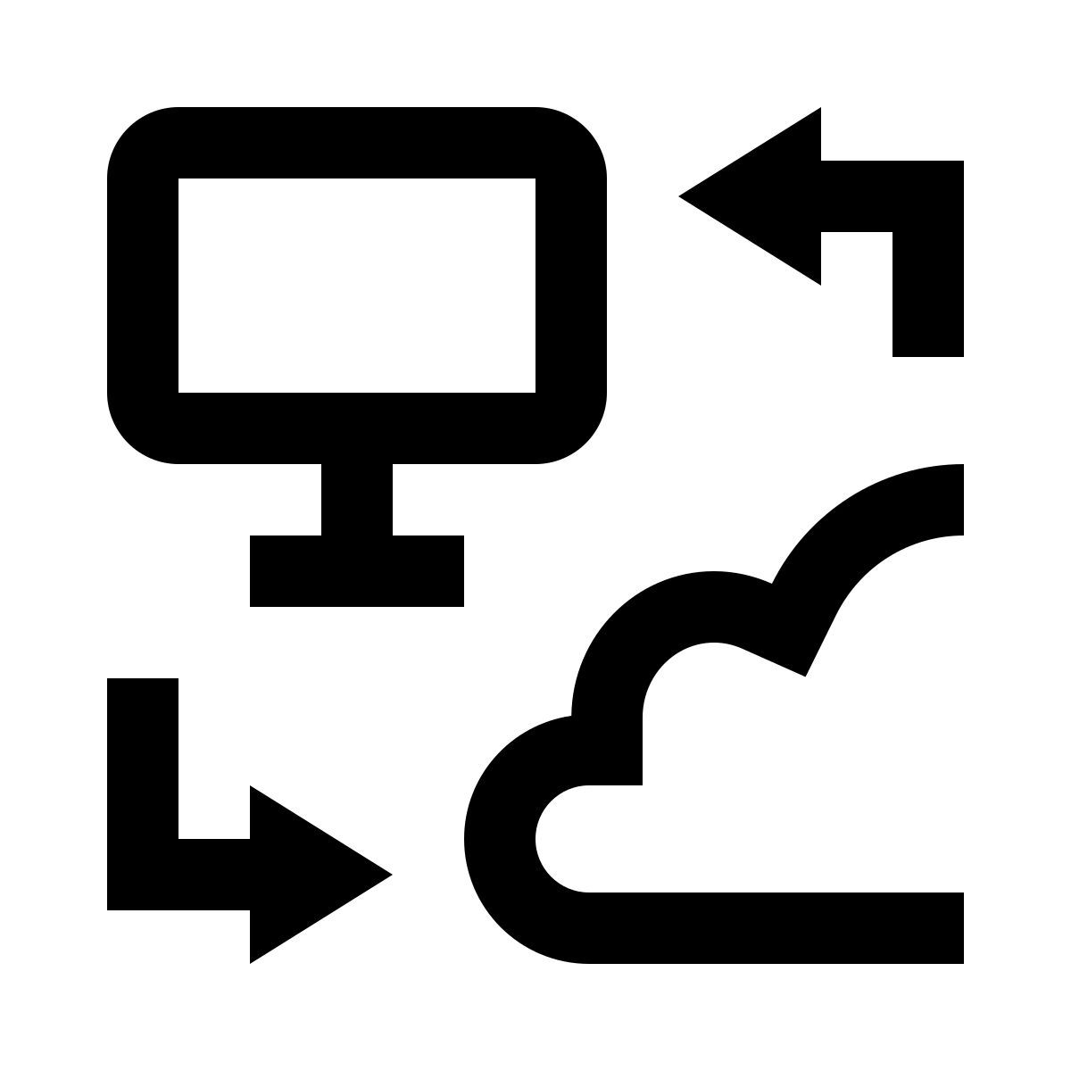 cloud sync icon