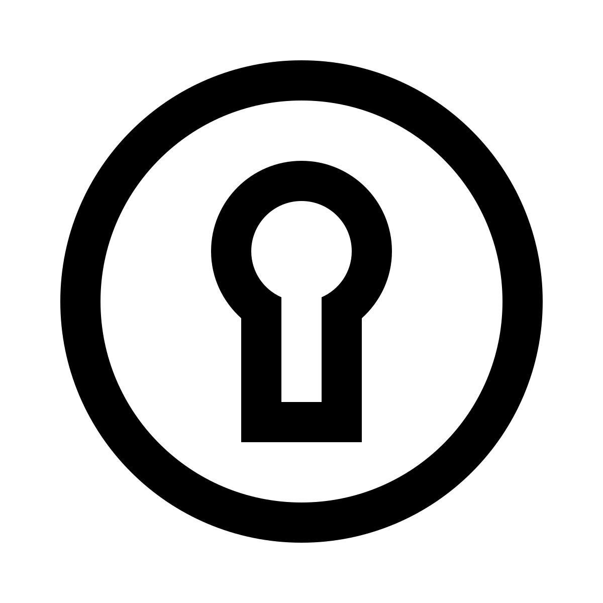 keyhole icon