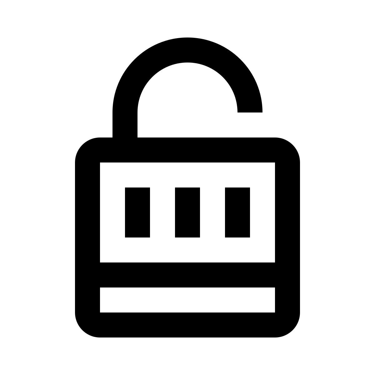 lock icon