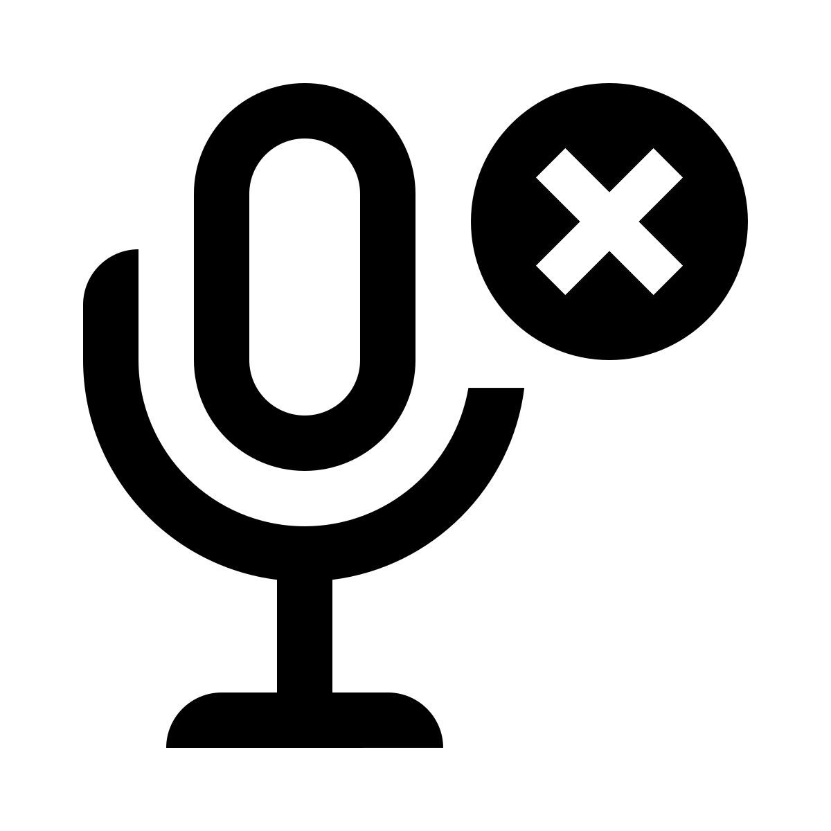 mikrofon stummschalten icon
