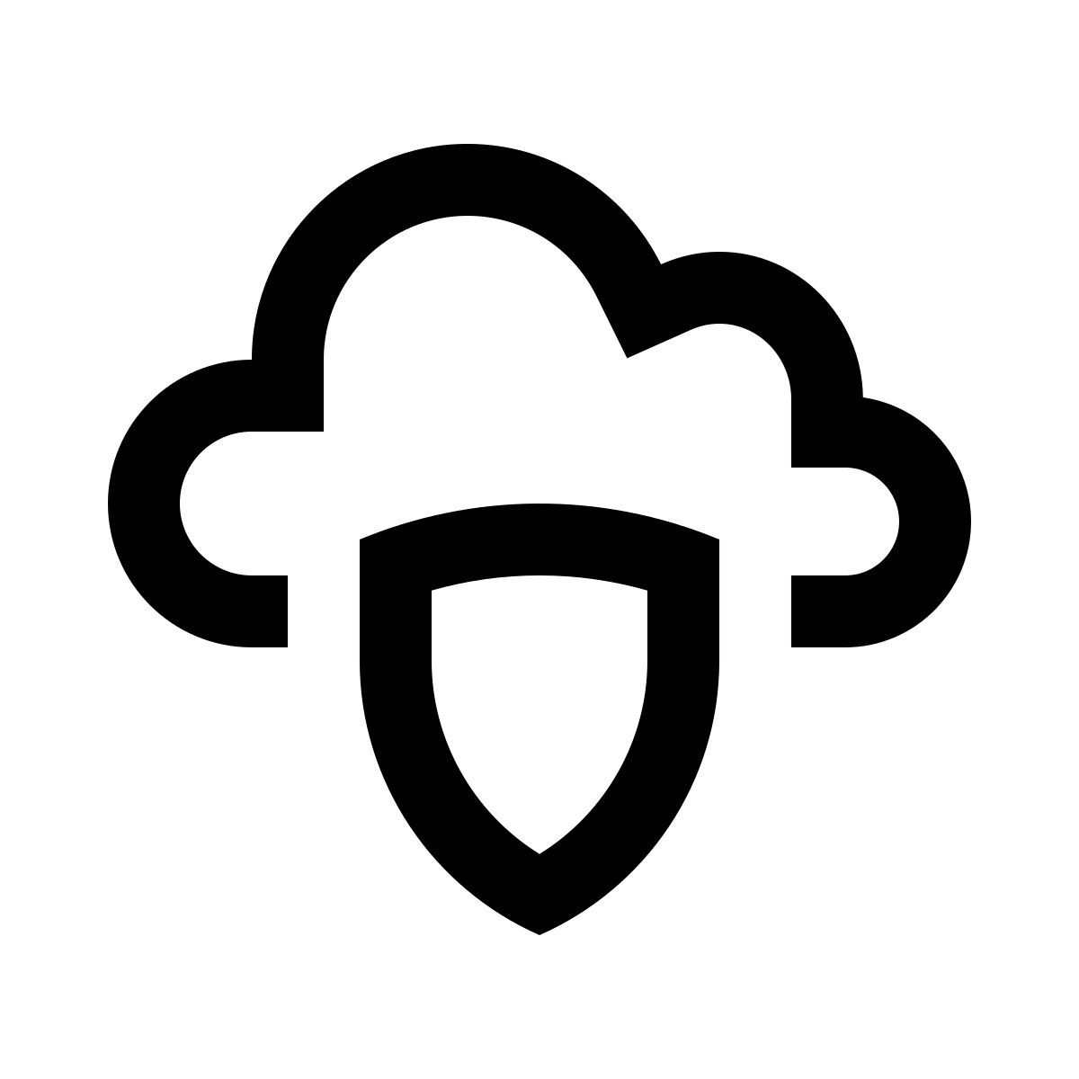 cloud security icon